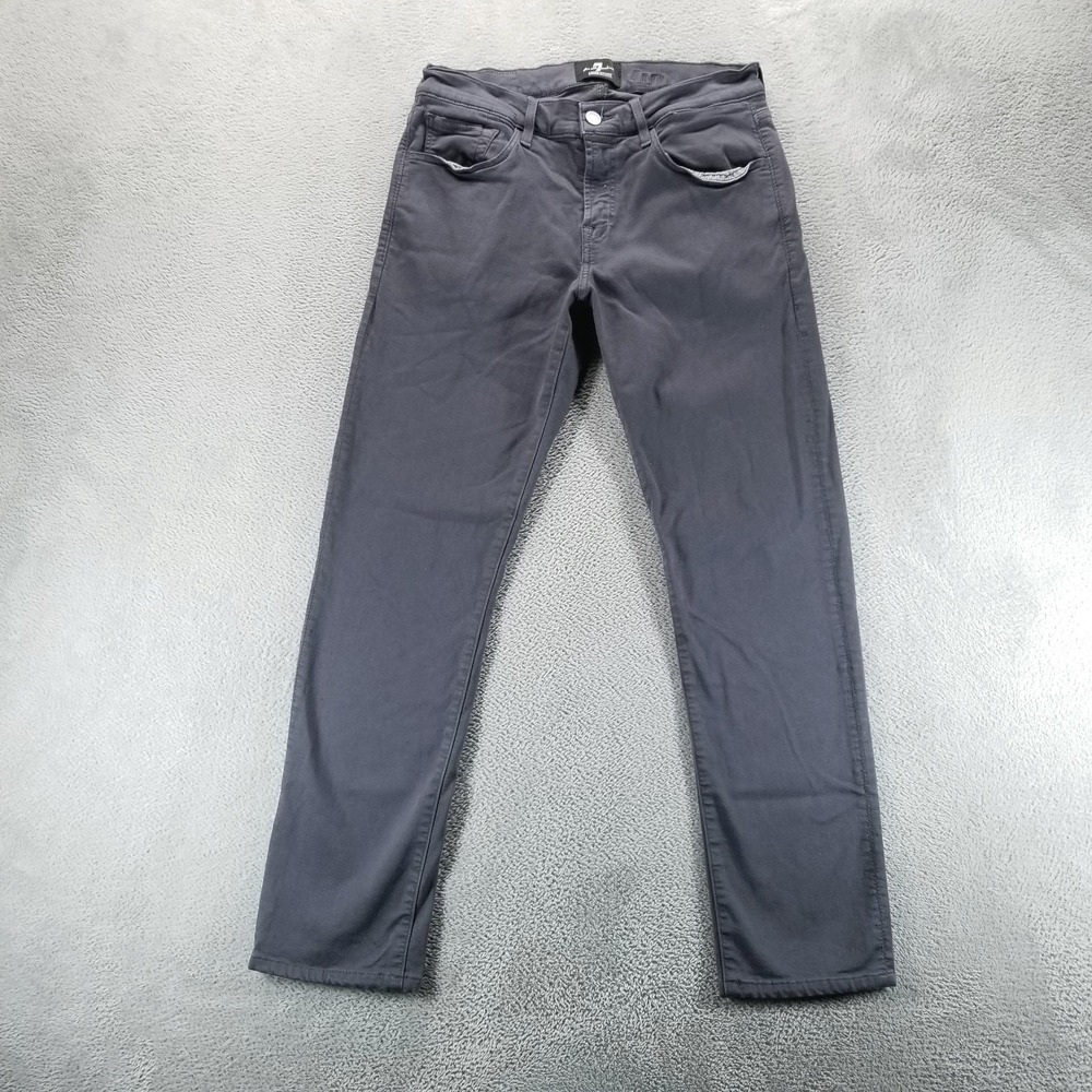 7 For All Mankind Jeans‎ Mens 32x30 Gray Slimmy Slim Straight Luxe Sport Stretch